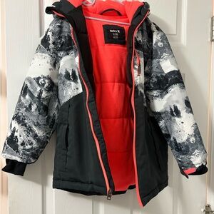 Hurley Black and Red Kids Jacket